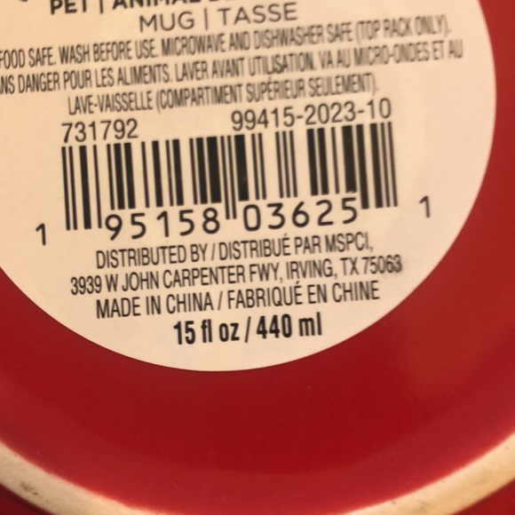 ❤️❤️❤️Red Fur Mama mug NWT - Picture 4 of 4